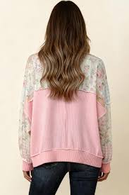 Blush Mixed Floral Top